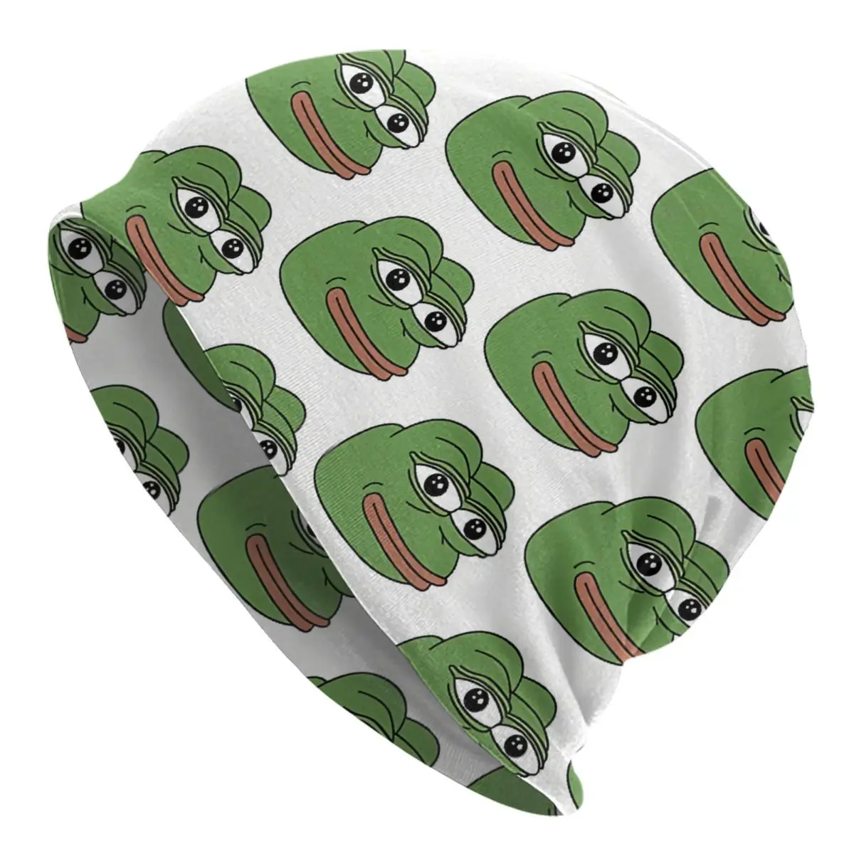 Pepe The Frog Skullies Beanies Fashion Hats Happy Day Thin Bonnet Special Caps Men Women's Earmuffs