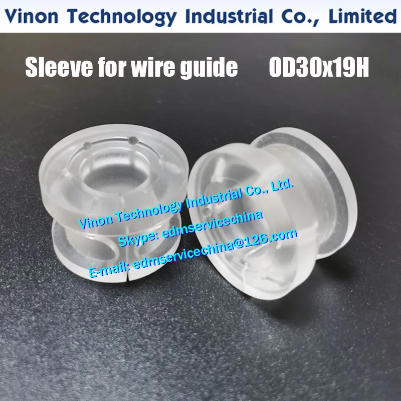 AGIE EDM فوهة فلوش كم OD30xID14xH19mm أجزاء ارتداء دليل السلك السفلي المتوافقة مع موديلات FW1U FW2 333007165 333.007.165 #1