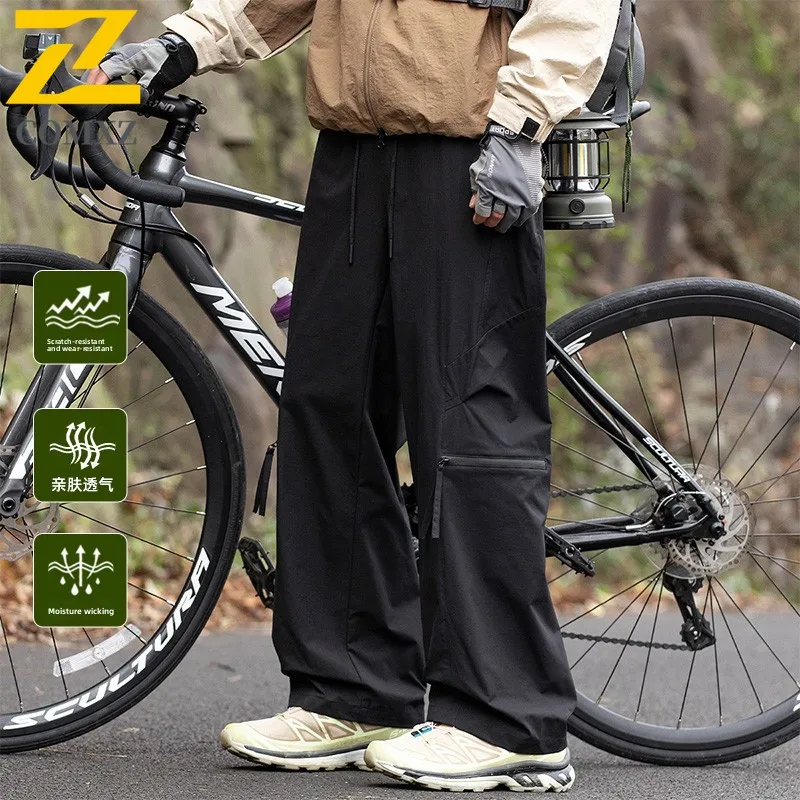 2025 Men's Cargo Pants New Autumn Lightweight Climb Camping Trousers Trendy All Day Comfort Metropolis Style Mobility Pants
