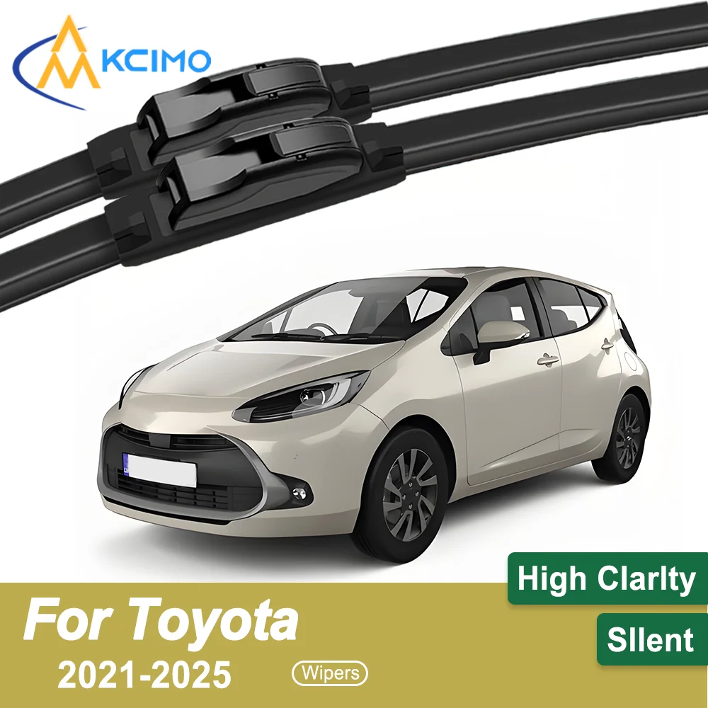 

2-Pack Superior Wiper Blades for Toyota Aqua XP210 2021-2025 All-Season Durable Quiet Wiping Uninterrupted Visibility