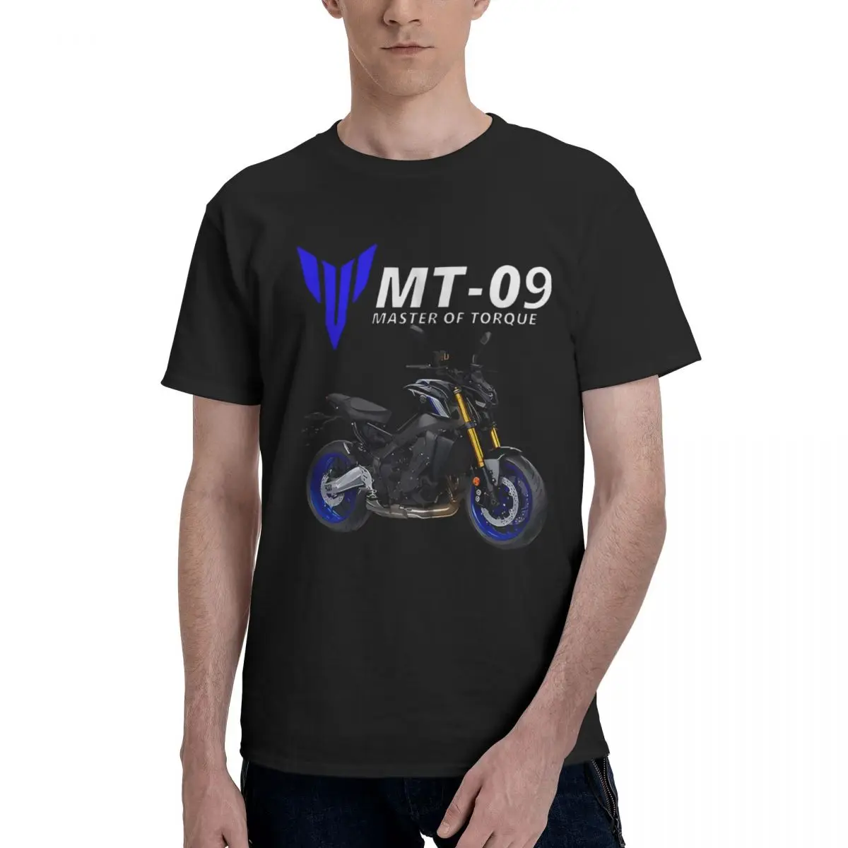 

MT-09 мотоцикл 1, 100% хлопок, повседневная дышащая удобная одежда, забавные футболки Ugus, мужская одежда
