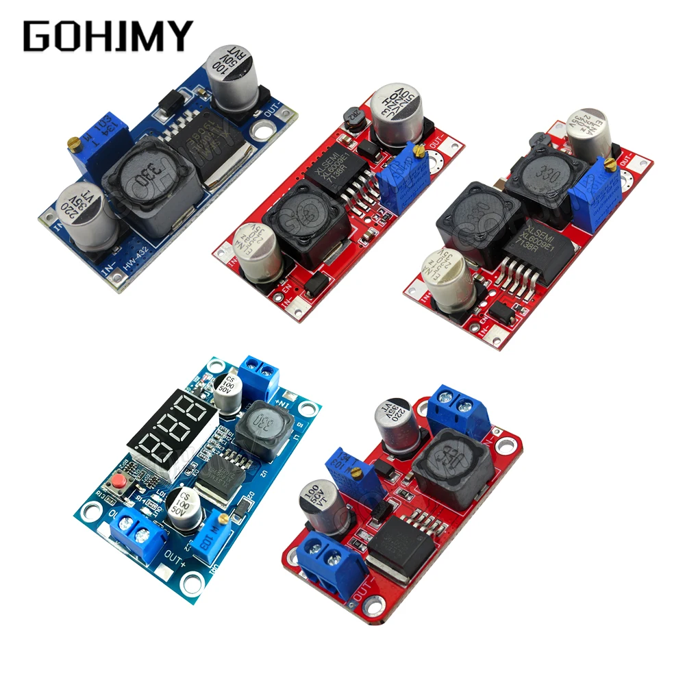 XL6009 4A Boost Converter Step Up Adjustable 15W 5-32V to 5-50V DC-DC Power Supply Module High Performance Low Ripple