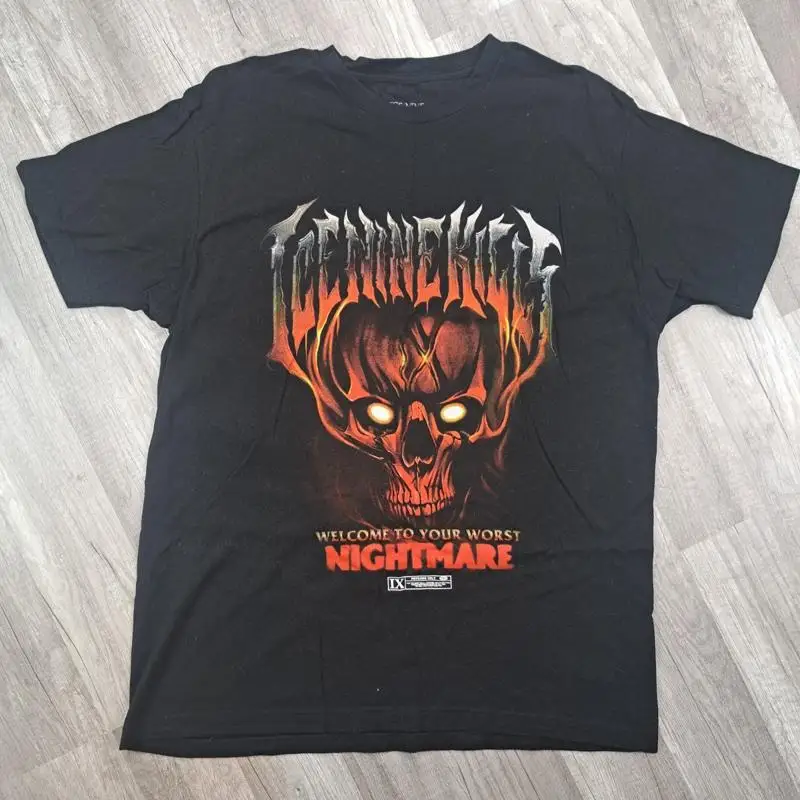 

Мужская футболка Ice Nine Kills North American Tour Black Worst Nightmare, размер, большой размер