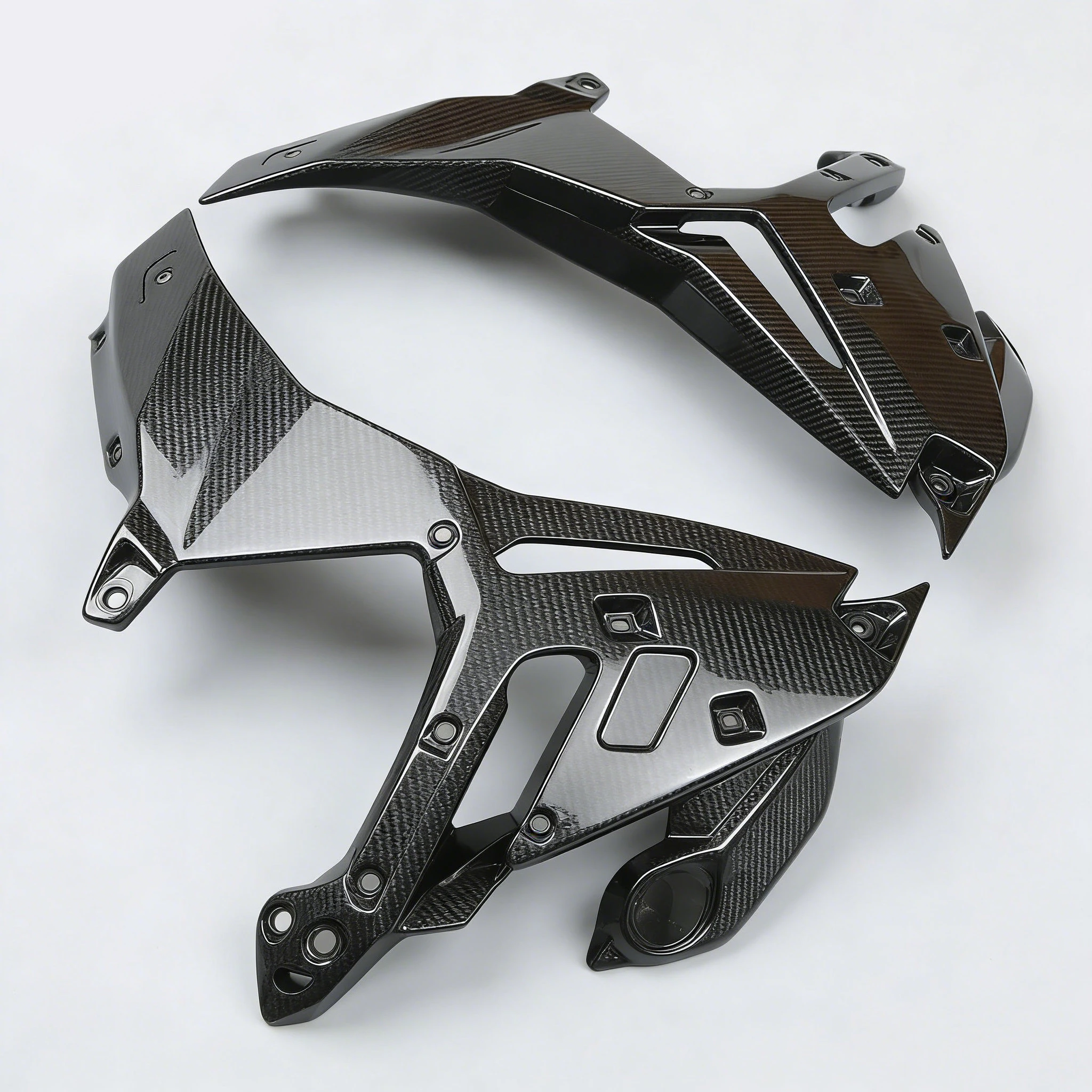 

For BMW S1000R M1000R 2021-2024 Motorcycle Real Dry Carbon Fiber Fairing Panel Cowling Side Panels Frame Cover Fairings