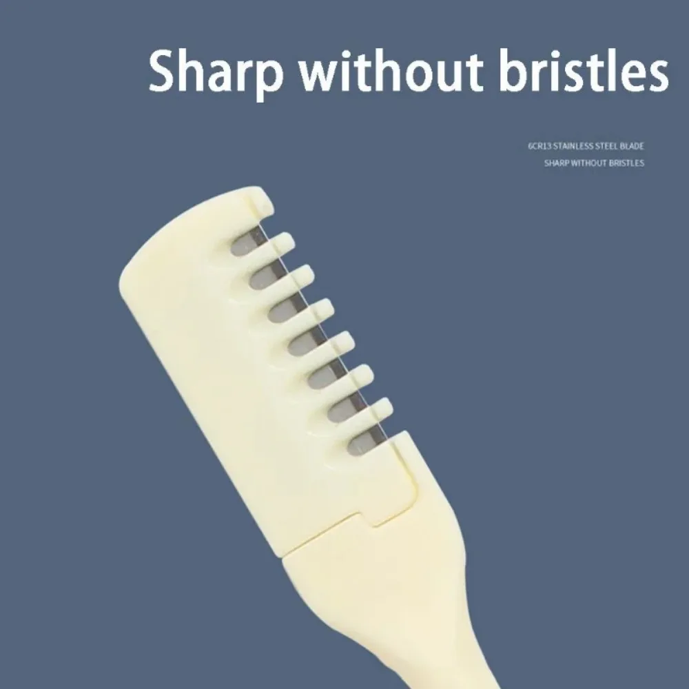 Double Sided Nose Hair Knife Manual Nostril Cleaning Nose Hair Trimmer 360 Degree Rotate Nostril Cleaning Scissors