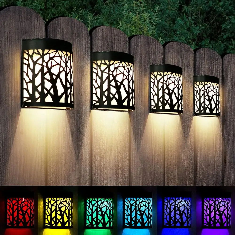 

Outdoor Wall Sconce Lighting for Patio, Front Door, Yard, Deck, Stair, LED Decorative Lamps, Waterproof, Warm White Color Changi