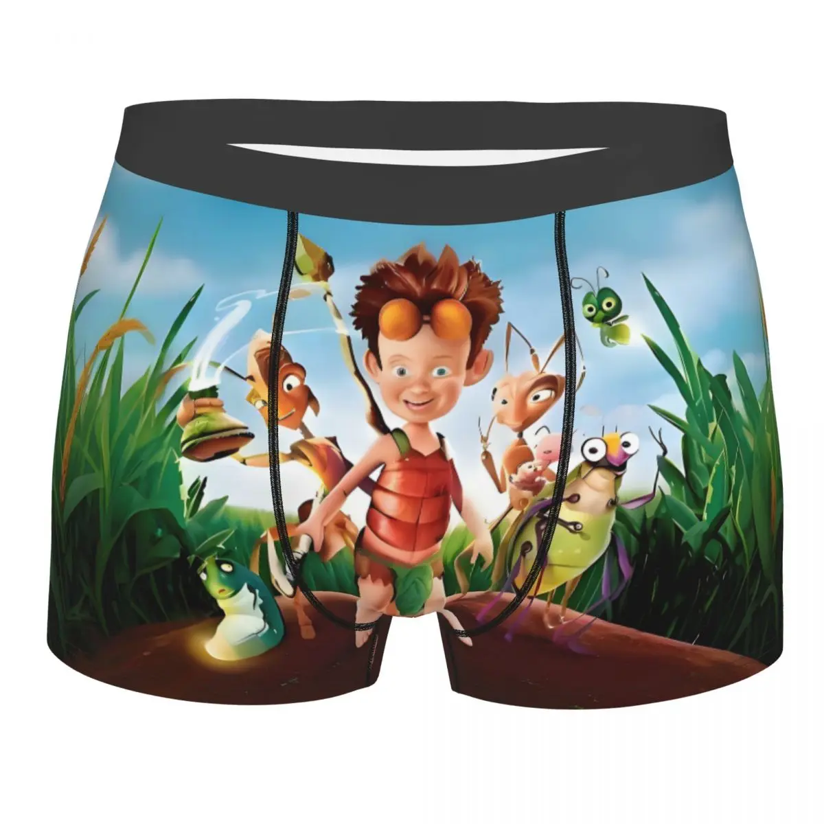 

Cartoon The Ant Bully Anime Underwear Men Print Fantasy Adventure Comedy Film Boxer Briefs Shorts Panties Breathable Underpants