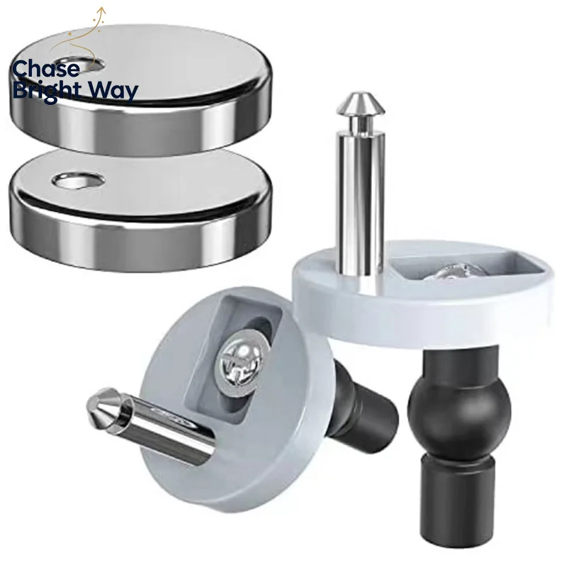 2Pcs Toilet Seat Hinges Expanding Top Portable Quick Release Hinges Fittings For Replacement Accessories Bathroom