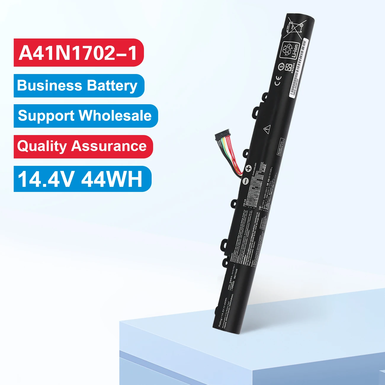 

KingSener A41N1702-1 A41N1702 Battery For ASUS ExpertBook B1440 X440 P1440UF P1440UA P1440F PE434UF PX434F P1448FB 14.4V 44WH