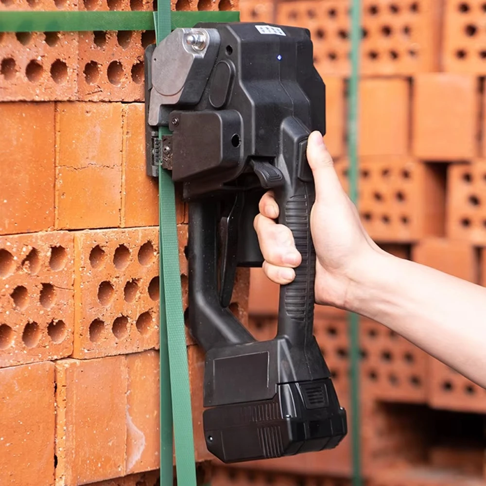 Portable Handheld Automatic Electric Battery Carton Strapping Tool Machine Carton Pallet PP Strap Electric Strapping Machine