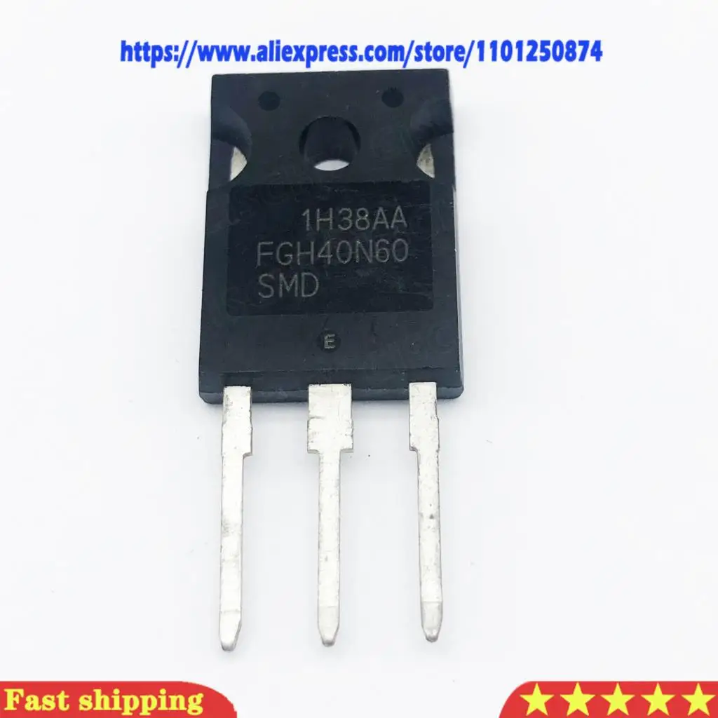 10 unidades/lote FGH40N60SFD FGH40N60SMD FGH40N60UFD TO-3P FGH40N60 40N60 TO-247 original em estoque