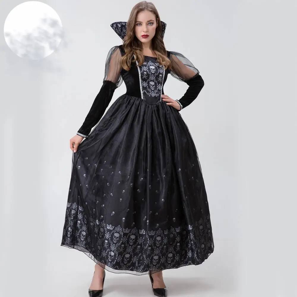 

Halloween Costume Cosplay Witch Devil Role-playing Dress Gift Women's Traditional Ethnic Stage Performance Clothing