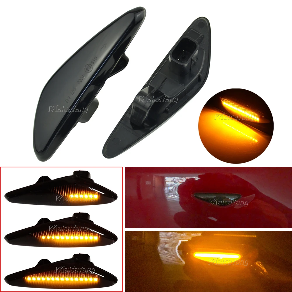 Dynamic Led Side Marker Turn Signal Repeater Light for Mazda MX-5 Miata RX8 Mazda5 CW Premacy Mazda 6 atenza Fiat 124 Spider