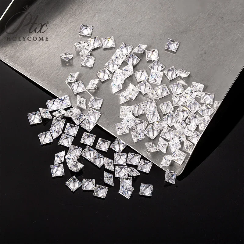 Mini Size D Color Fancy Shape Melee Loose Moissanite Stones Gemstone Marquise / Pear / Oval / Princess/ Rectangle Beads For DIY