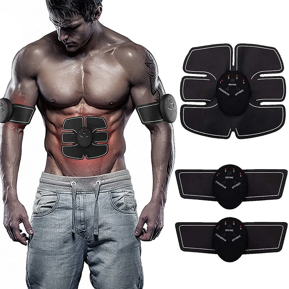 

EMS abdominal trainer, home exercise fat throwing machine lazy fitness equipment abdominal muscle patch masajeadores muscular