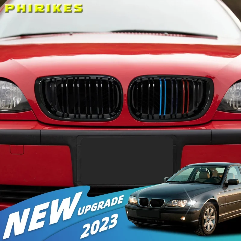 

Для BMW E46 4-дверный седан/универсал 2002-2005 годов: передняя решетка радиатора (ноздри) в гоночном стиле