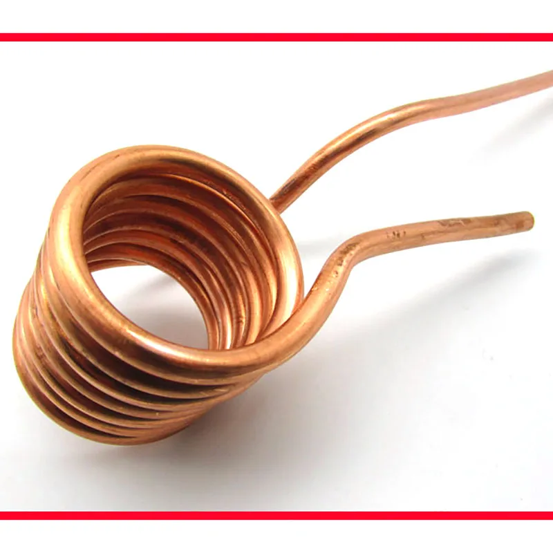 ZVS coil induction heating coil induction heating copper tube 6mm quenching without tap heating head DIY