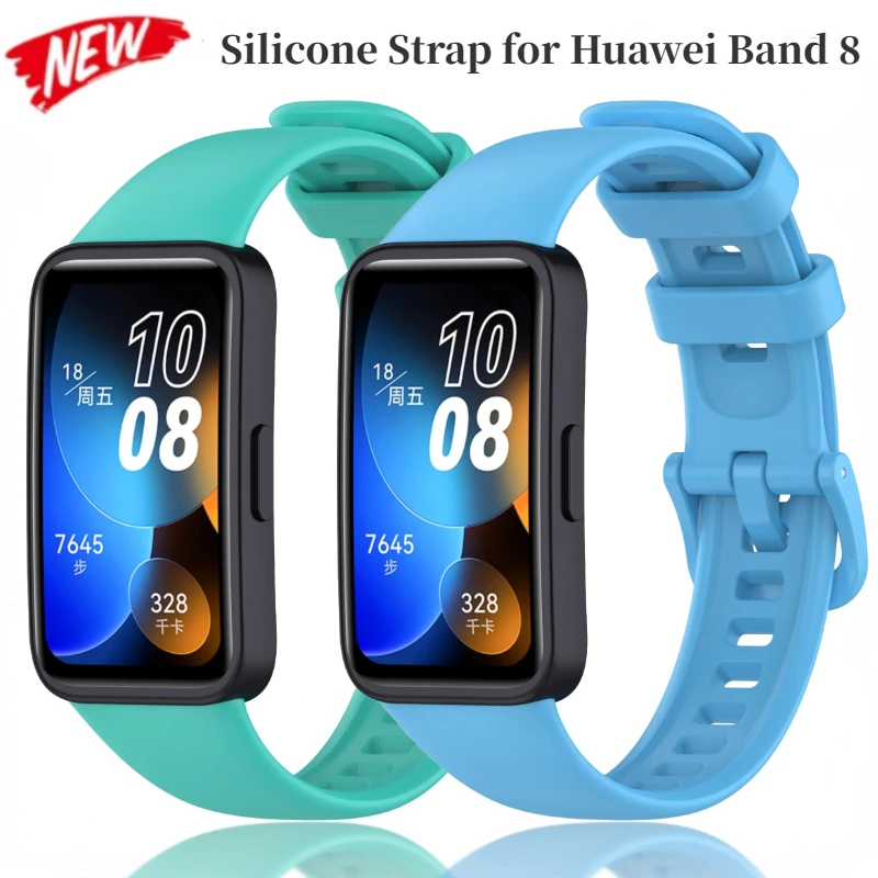 

Silicone Strap for Huawei Band 8 Belt SmartWatch Wristband Watchband Replacement Bracelet Accessories for Huawei Band 8 Correa