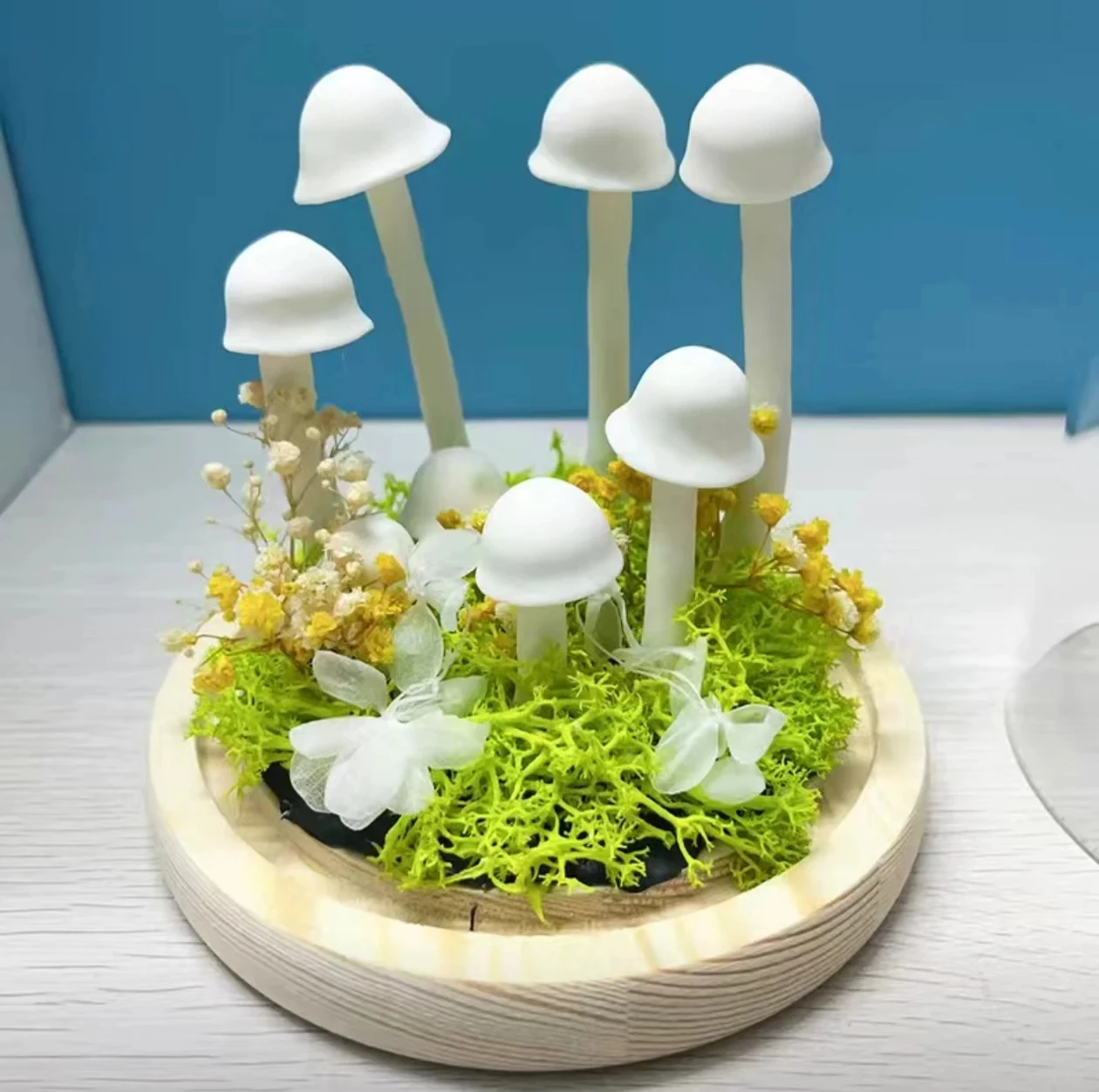 DIY Mushroom Lamp Cute and Creative Night Light Material Pack for Birthday Gifts to Friends, Desktop Decoration for Lover Girls