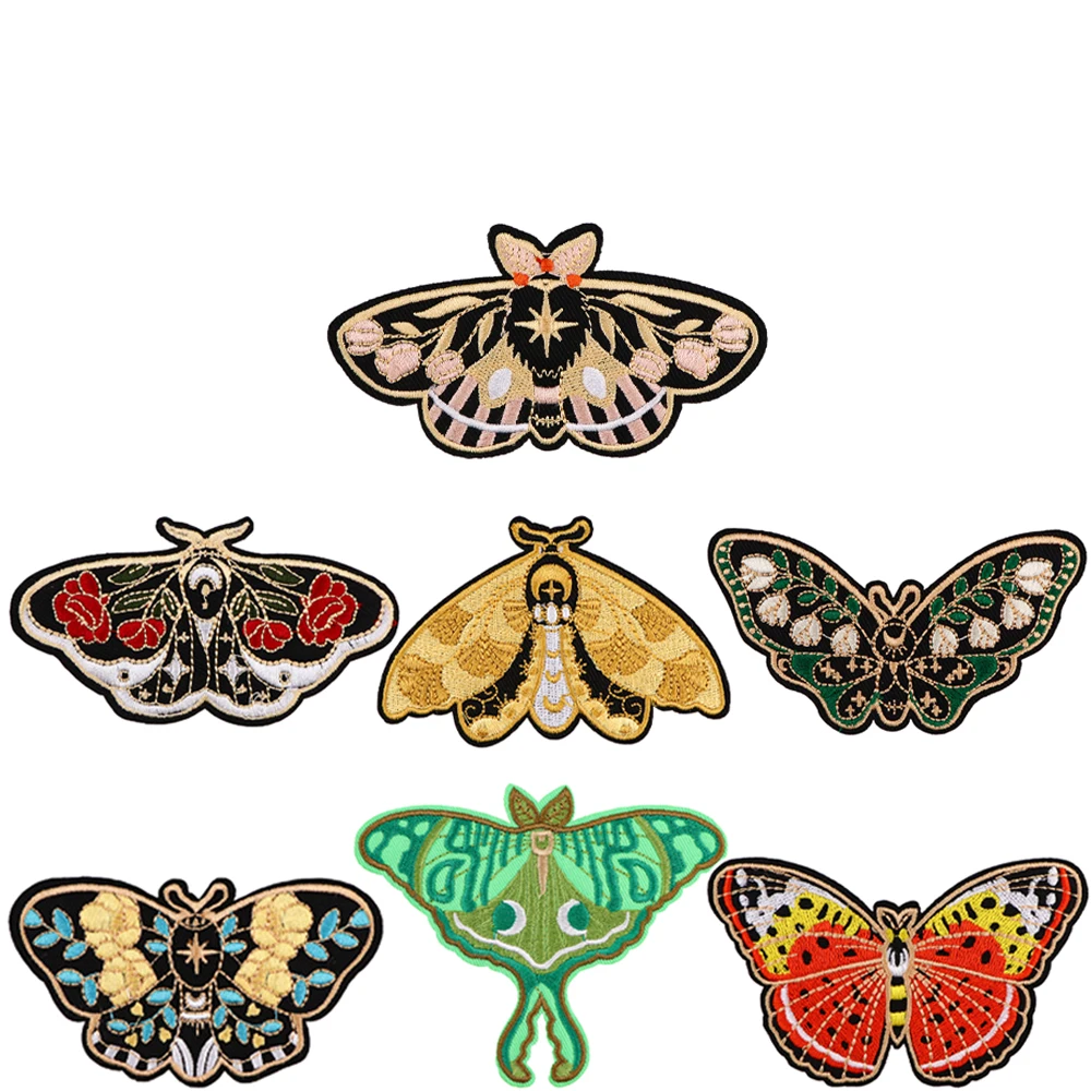 

Beautiful Butterfly Embroidered Magic Exquisite Patterns Patch Clothing T-shirt Bag Patches On Clothes DIY Badges On Backpack