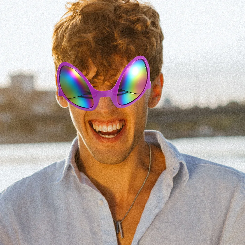 2 pçs óculos engraçados óculos novidade acessórios de fantasia adereços festa halloween cosplay óculos de sol para adultos