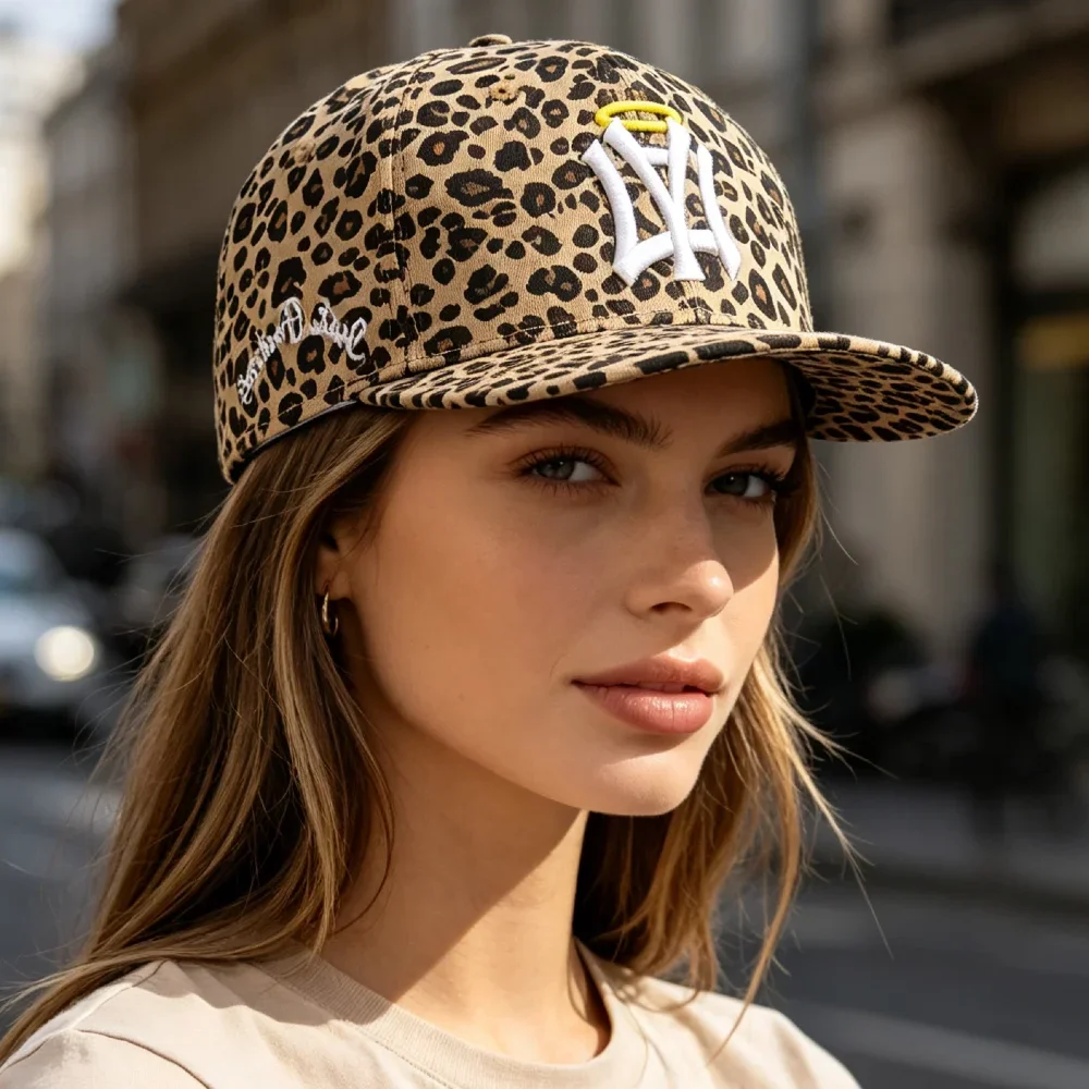 Heißer Verkauf: Unisex Flat-Bill-Snapback-Cap mit NA-Buchstaben und Flügel-Stickerei – Lässige Outdoor-Trend-Baseballkappe für Herren und Damen – Detail 19