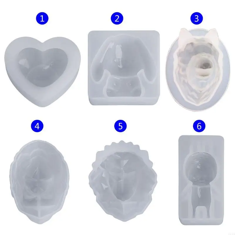 

DIY UV Epoxy Resin Rabbit Baby Mold for Handmade Making Tool Living Room Craft Transparent Supplies for Kids