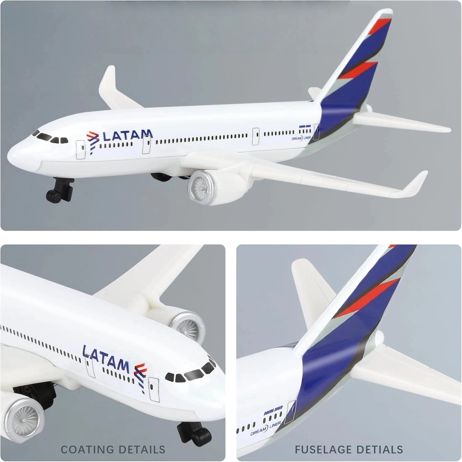 مقياس الطائرات 16 سنتيمتر ل الخطوط الجوية LATAM B787 نموذج طائرة دييكاست نموذج طائرة معدنية نموذج نهائي مناسبة للعرض