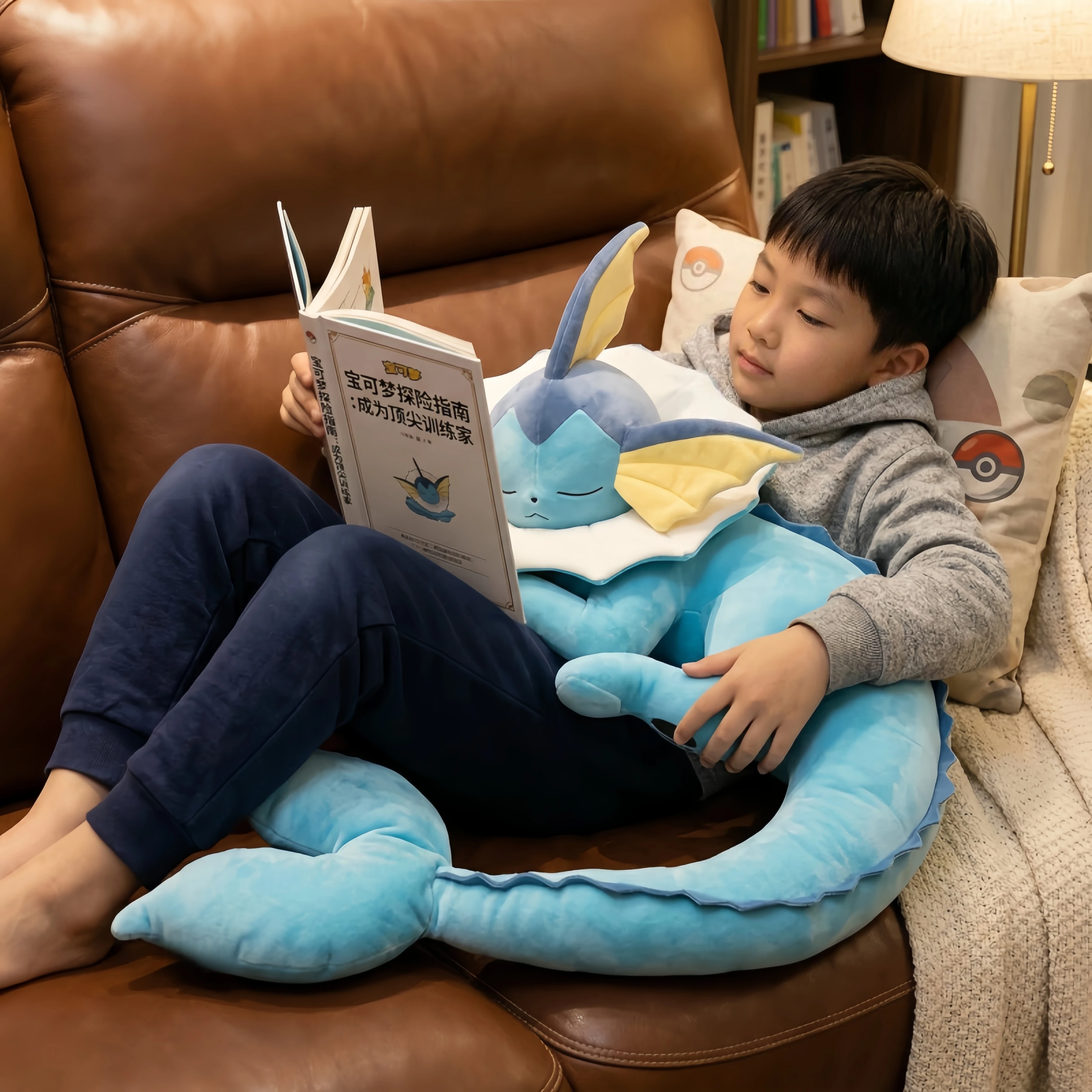 pokemon-pikachu-jazwares-eevee-evoli-sleep-vaporeon-plush-stuffed-animal-soft-toy-collectible-50cm-hobby-vaporeon-toy