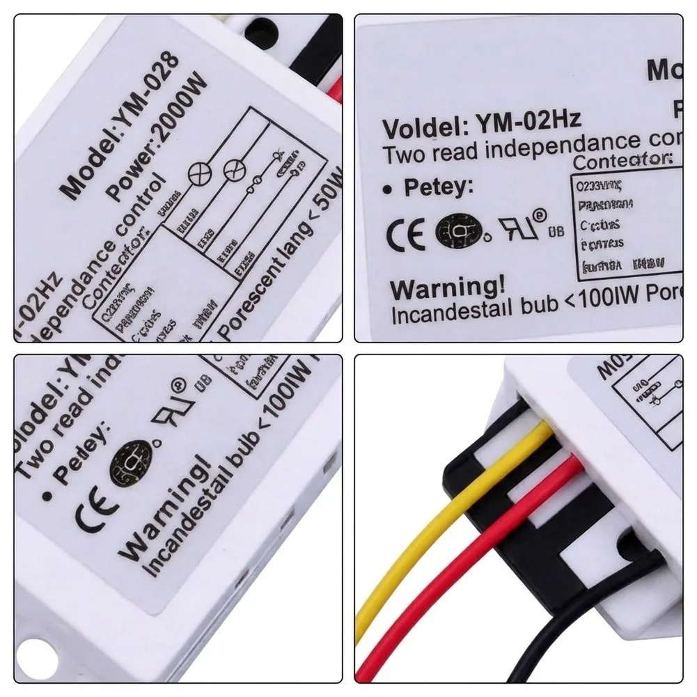 Digital Switch for Ceiling Pendant Lights Featuring Segmented Programming and Balanced Power Delivery Load Types