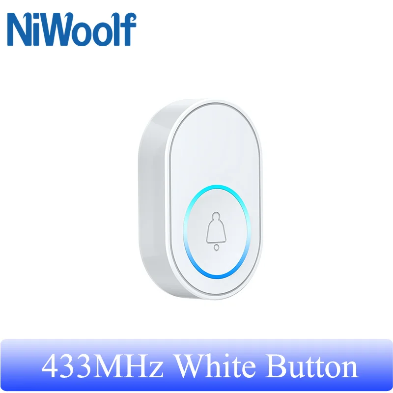 433MHz Wireless Doorbell Button Elderly Emergency Compatible Our Smart Home Security Alarm System