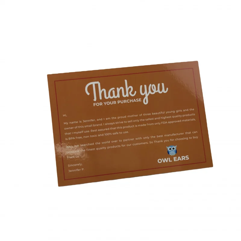 

50 0.Zhang.Custom.Cheap Custom thank you cards custom with logo