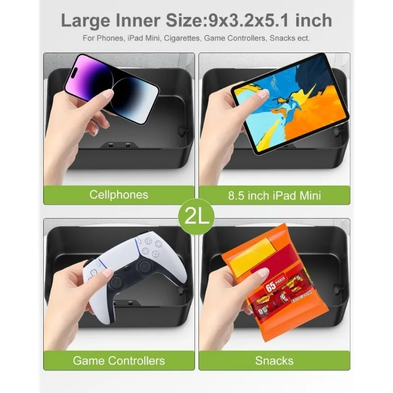 Safety Time Lock Box Anti-addiction Mobile Phone Box Self-discipline Lock for Addiction Management Smart Time Lock