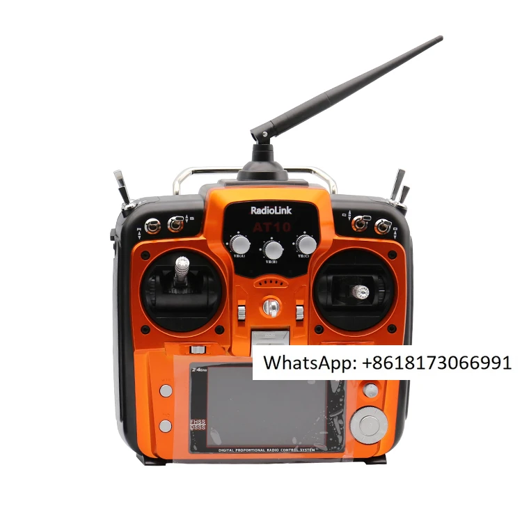 

Ledi AT10 II remote control Chinese and English 12-channel 2.4G transmitter R12DS receiver