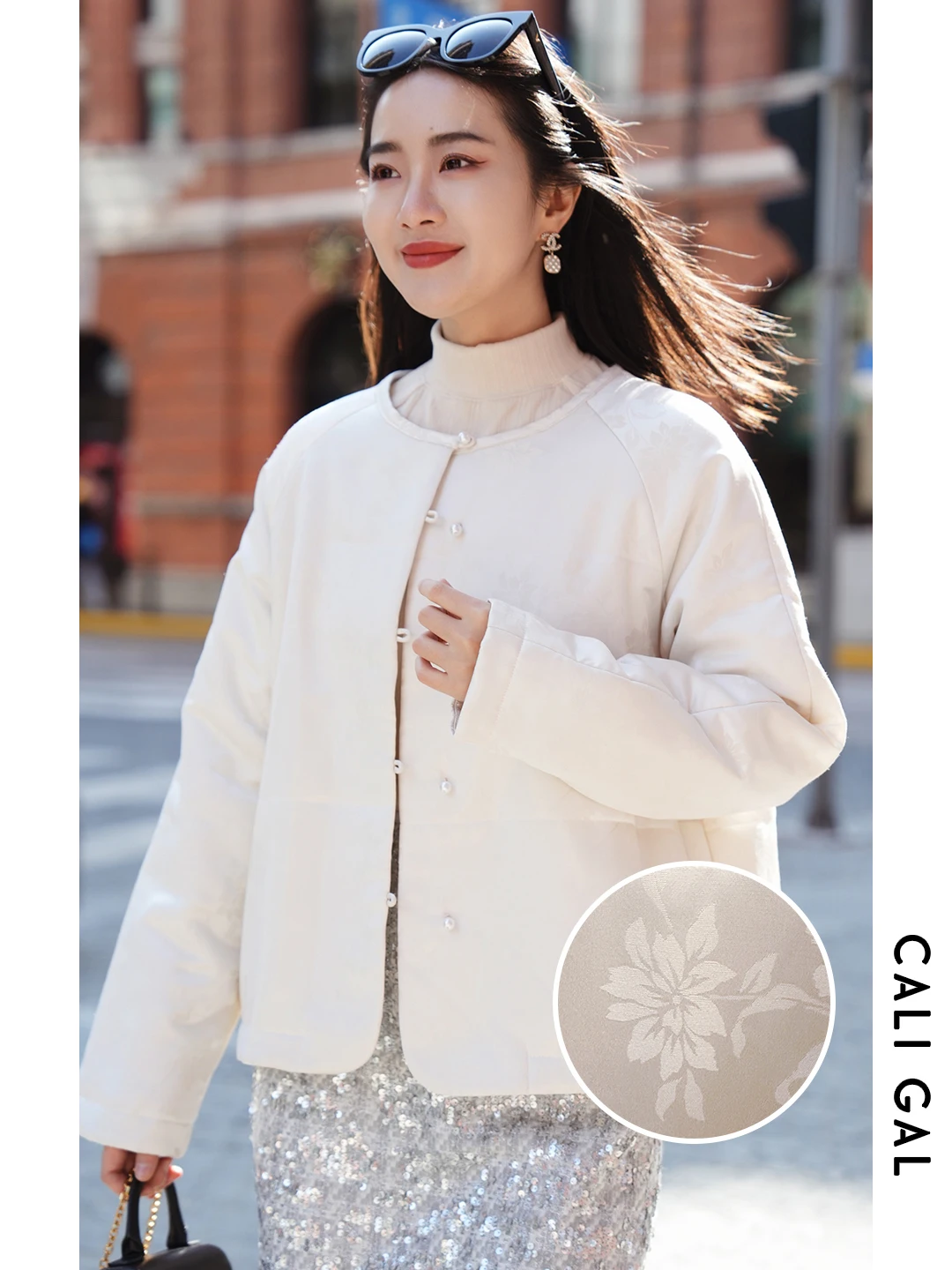 

Новая китайская хлопковая куртка-жакет для женщин, с вышивкой из искусственного шелка, круглым вырезом, на пуговицах, повседневная верхняя одежда