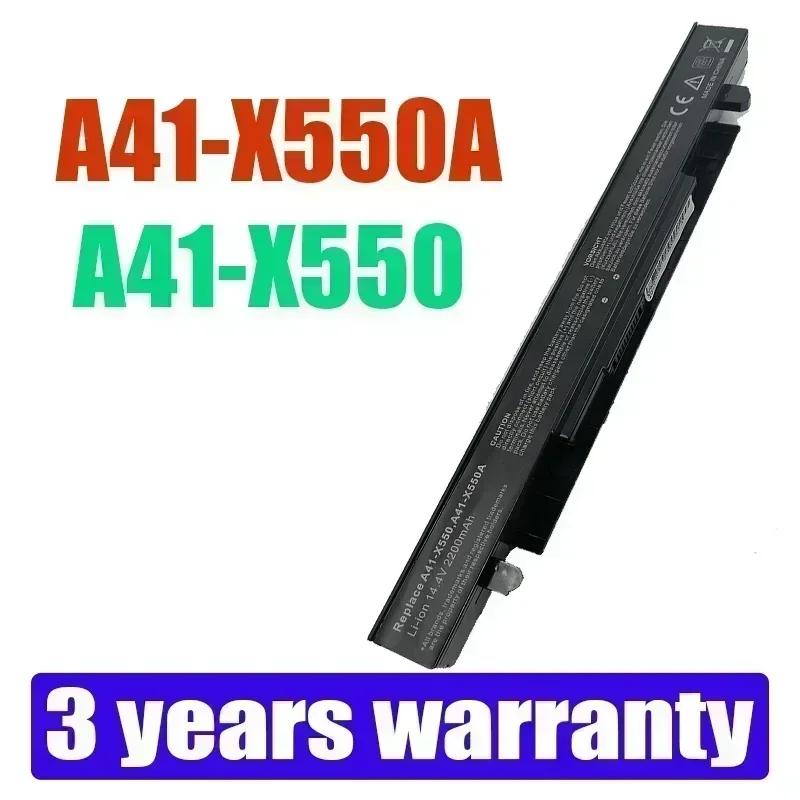 

2025 15V 6800mAh Korea Cell New A41-X550A Laptop Battery for ASUS A41-X550 X450 X550 X550C X550B X550V X450C X550CA X452EA X452C