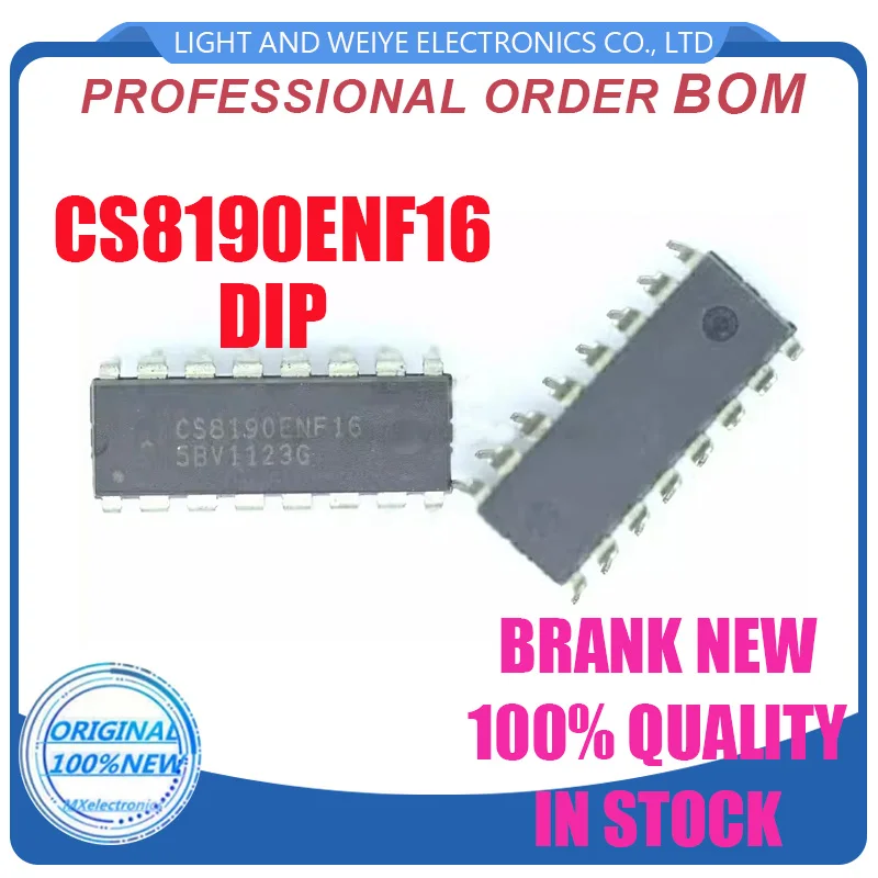 (2-5pcs)100% New original CS8190ENF16 CS-8190 CS8190 DIP Chipset
