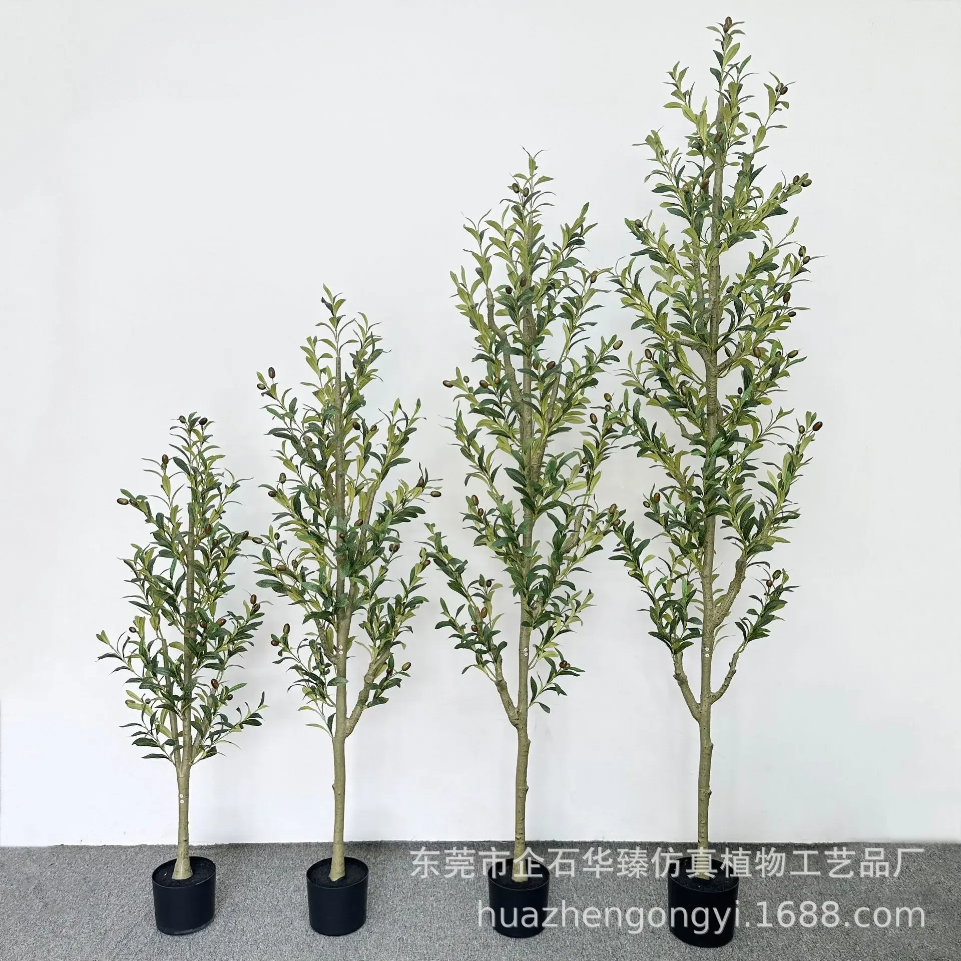 Artificial Olive Tree Plant, Bonsai Tree, Potted Floor Plant, Suitable for Indoor, Home, Garden, Office Decoration, 60-180cm