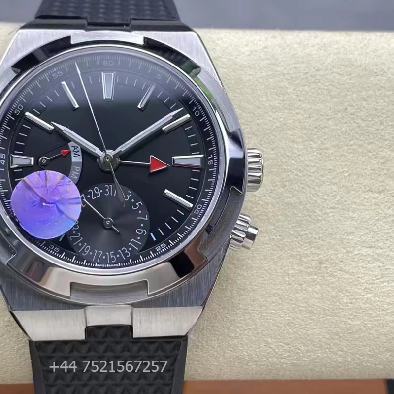 

Элитные роскошные часы из нержавеющей стали с календарем, простым циферблатом и стрелками, автоматический механизм Miyota, сапфировое стекло