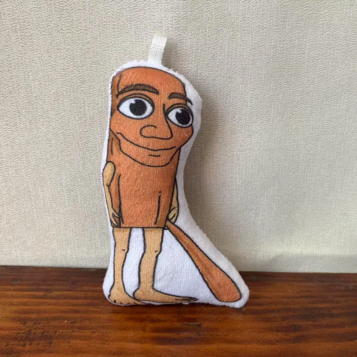 Ai Shanhaijing Tung Tung Sahur قلادة القرش دمية عصا خشبية الشكل دمية قطيفة صغيرة قلادة ، مناسبة لمشاركة الألعاب القطيفة مع الأصدقاء ، قلادة صغيرة مزحة للأصدقاء #5