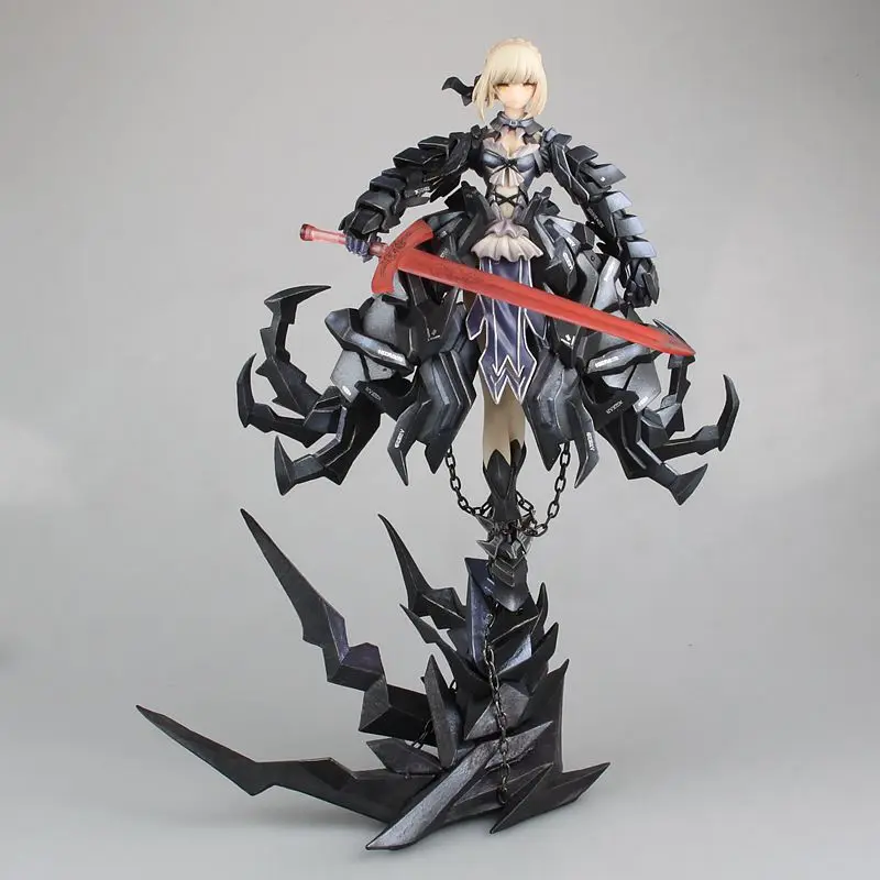 Anime Fate/Stay Night Arturia Pendragon Alter Standing Posture Hand Ornaments Figure Beautiful Girl Action Model Doll Gift Toys