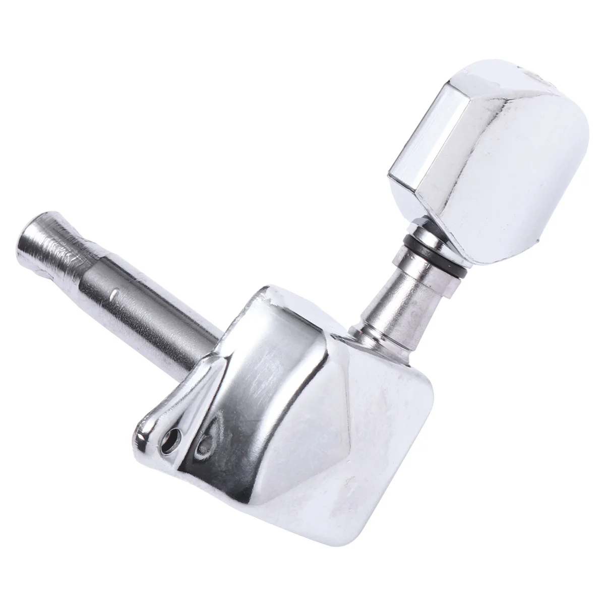 

6Pcs Guitar Tuning Keys Vintage Mini Square Head Semi-Closed Style Durable Metal Replacement for Folk Electric Guitar String