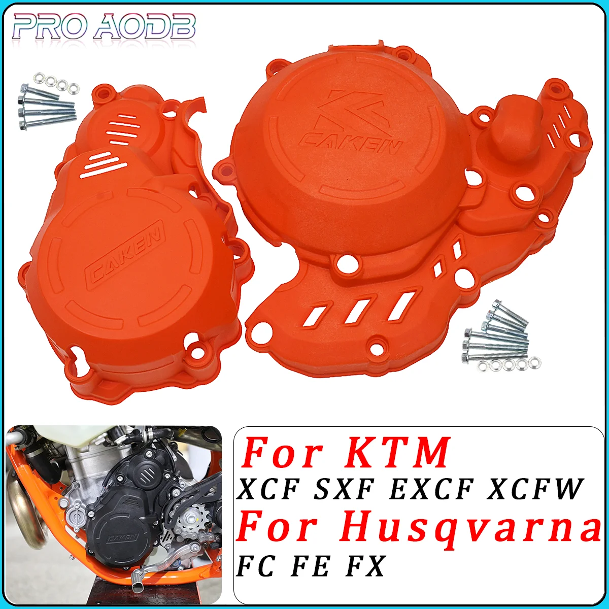 

Motorcycle Clutch Protector Ignition Guard Cover For KTM EXC-F 250 350 XCF-W FREERIDE 4T 2017-2022 For GAS GAS EC 250F 350F 2023