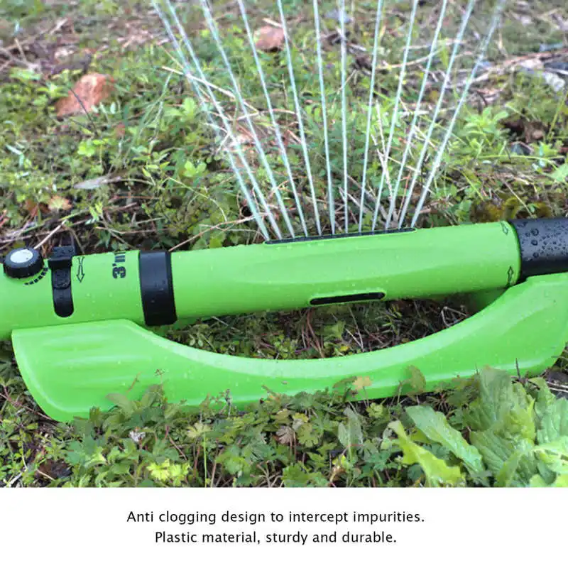 

Automatic Garden Sprinkler Lawn Watering Sprayer 3 In 1 Oscillating Sprinkler Adjustable Holes Agricultural Irrigation System