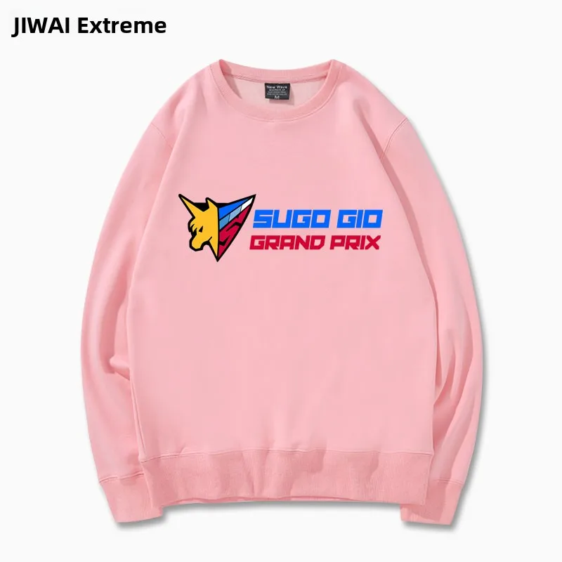 Anime GPX High Intelligence Formula Sweatshirt Unisex Long Sleeve Printed Casual Top Cotton Polyester Blend Autumn Wear