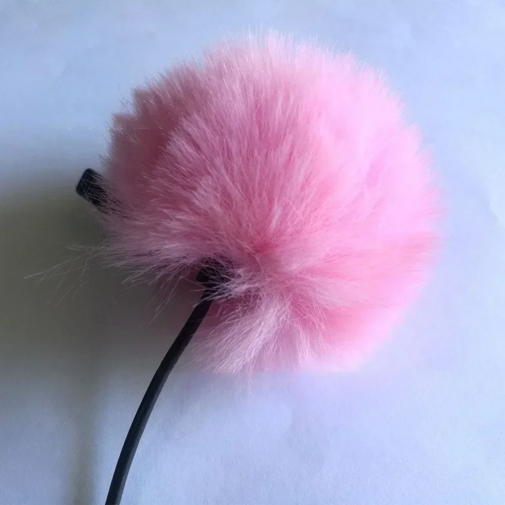 Indoor Outdoor Microphone Windshield Microphone Windscreen Furry Sleeve For 5-10mm Microphone Fur Wind Cover