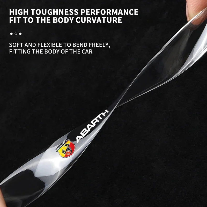 Transparent Anti-collision Strips Silicone Car Door Scratch Protection Sticker For Fiat Abarth 595 Abarth 500 Abarth 124 Spider - view 5