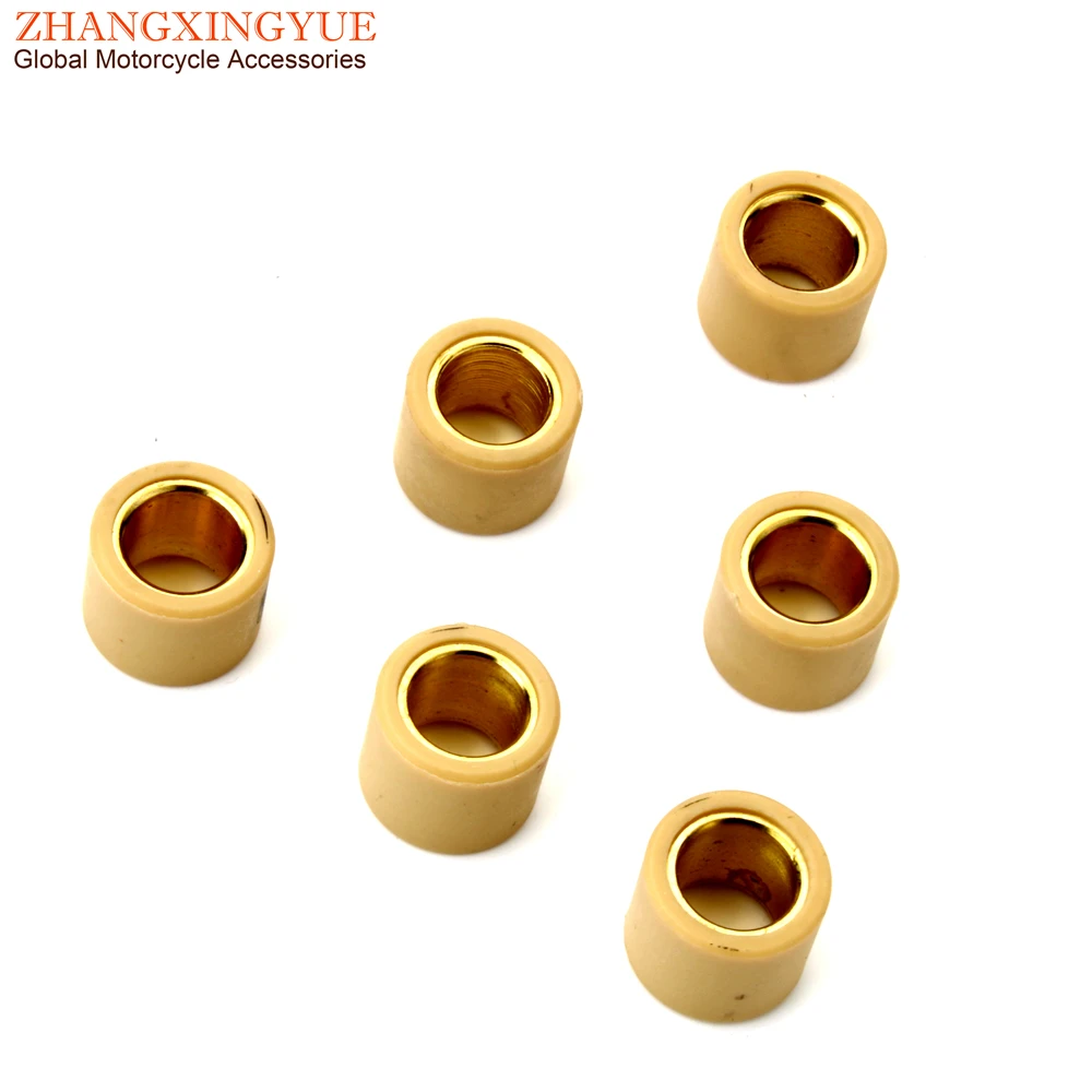 6PC Variator Roller 13g Weights 21x17mm For Vespa Granturismo 125 200 Gts Gtv 250cc 300cc 849480