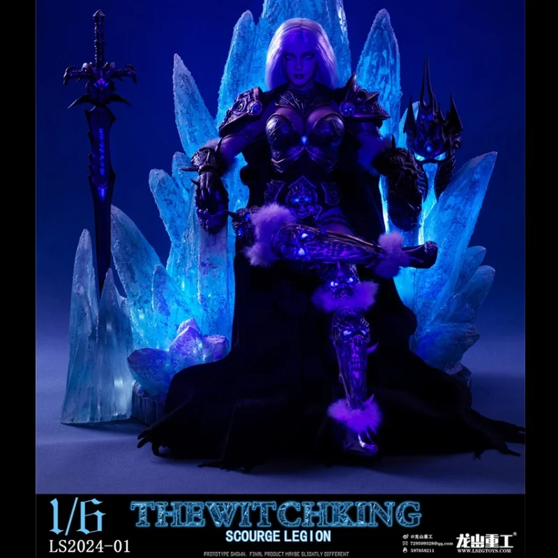 

Immediate stock Longshan Heavy Industry LS2024-01 1/6 Witch King Movable Eyes Action Figure 12'' Female Soldier Figure Model Toy