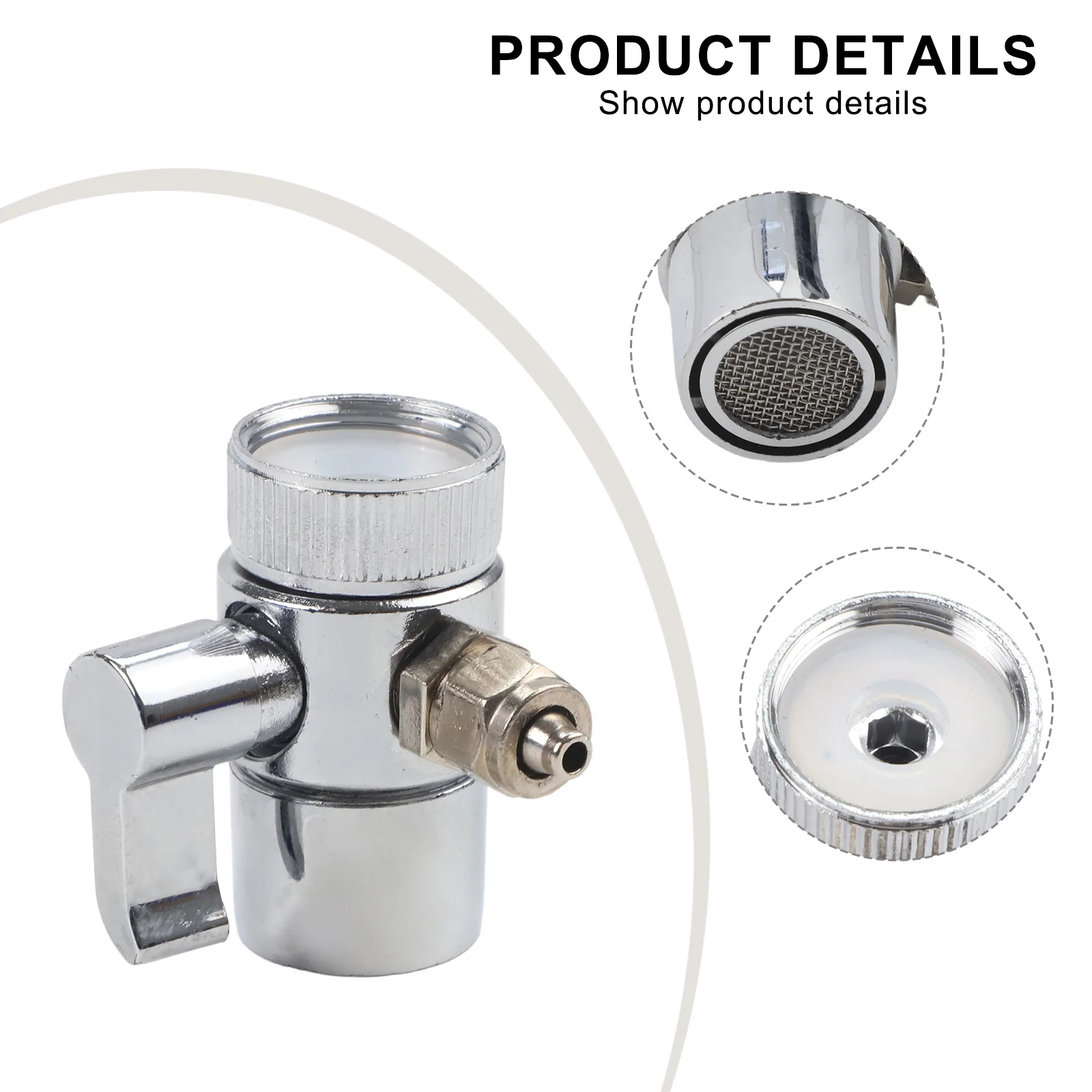 Sink Faucet Diverter Valve Above Counter Water Filter 1/4